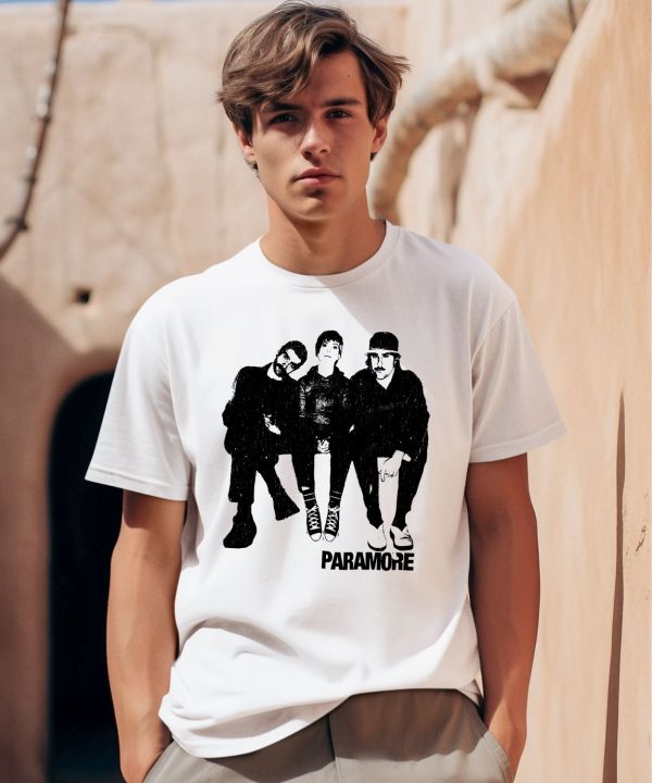 Paramore MusicCom Paramore Group Photo Boyfriend Fit Girls Shirt