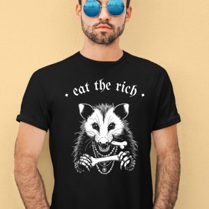 Punk With A Camera Merch Eat The Rich Possum Anti Fascist Shirt