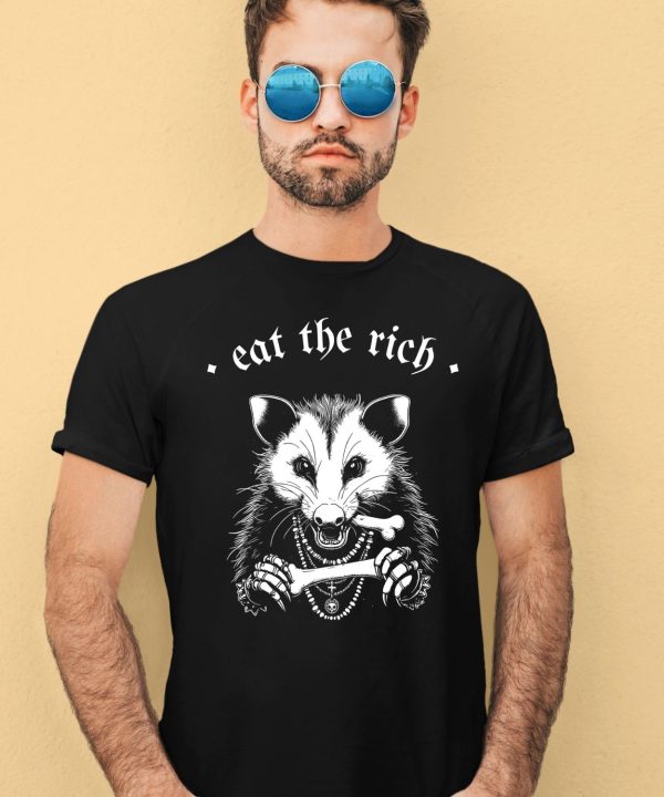 Punk With A Camera Merch Eat The Rich Possum Anti Fascist Shirt