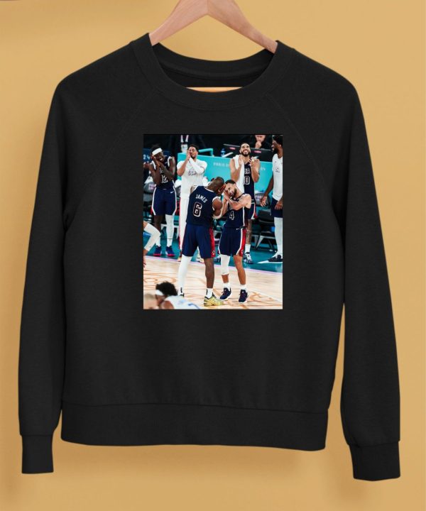 Steph Curry Lebron James Night Night Olympic Paris 2024 Shirt12