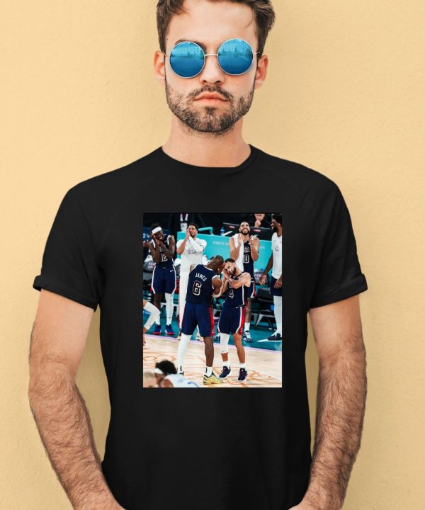 Steph Curry Lebron James Night Night Olympic Paris 2024 Shirt2