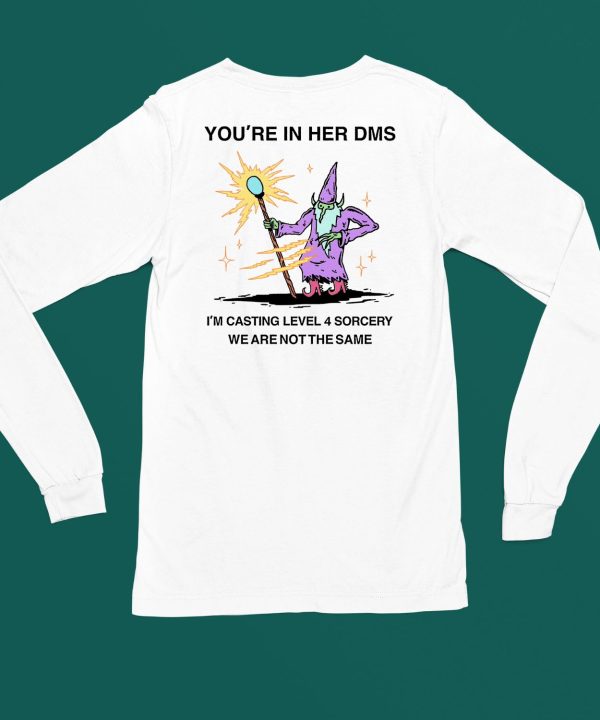 Youre In Her Dms Im Casting Level 4 Sorcery We Are Not The Same Shirt6