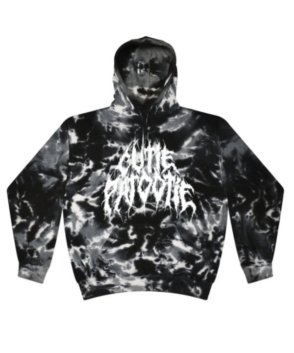 A Good Cult Multi Black Tie Dye Cutie Patootie Hoodie.jpg