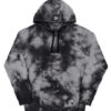 Columbia Records Grey And Black Tie Dye Hoodie.jpg