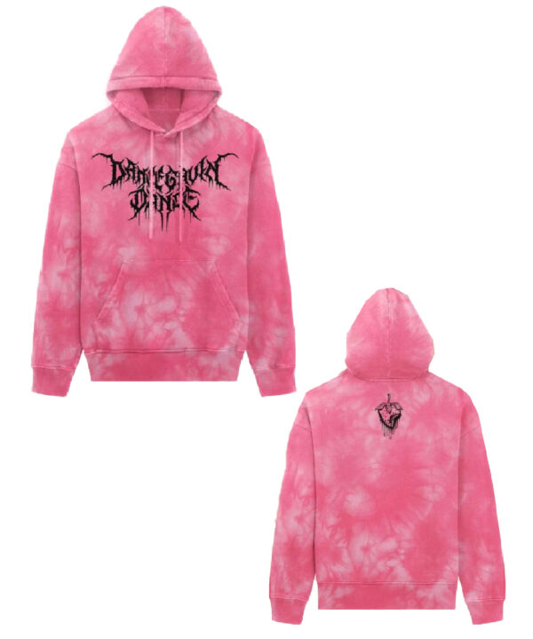 Death Metal Pink Tie Dye Sweater Dance Gavin Dance Merch 1.jpg