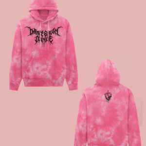 Death Metal Pink Tie Dye Sweater Dance Gavin Dance Merch.jpg