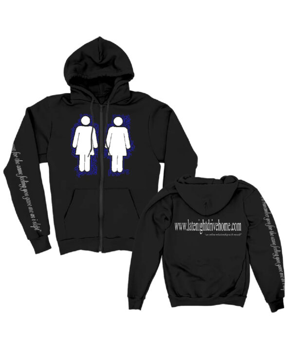 Girl Online Zip Up Black Hoodie Artistfirst Shop.jpg