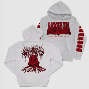 Head Splattered Red Print Hoodie Undeath Metal Shop.jpg