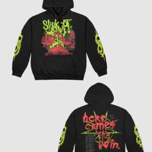 Here Comes The Pain 25Th Anniversary Hoodie Slipknot Merch.jpg