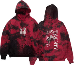 Keys Red Wash Hoodie Warner Music Shop.jpg