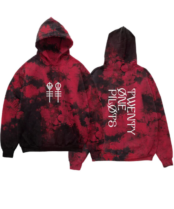 Keys Red Wash Hoodie Warner Music Shop.jpg