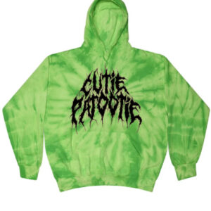 Lime Tie Dye Cutie Patootie Hoodie A Good Cult Leader Shop.jpg