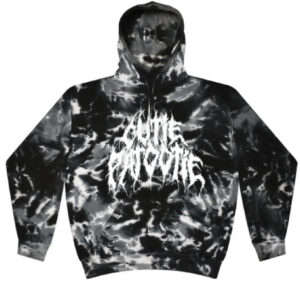 Multi Black Tie Dye Cutie Patootie Hoodie A Good Cult Leader Shop.jpg