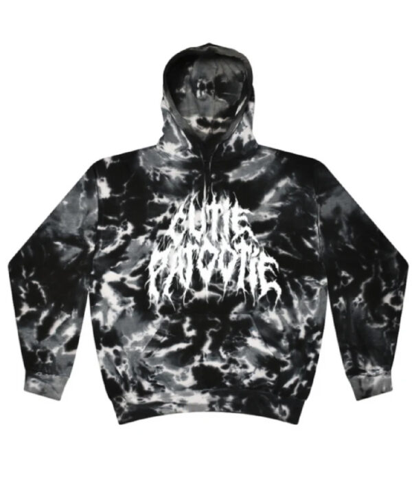 Multi Black Tie Dye Cutie Patootie Hoodie A Good Cult Leader Shop.jpg