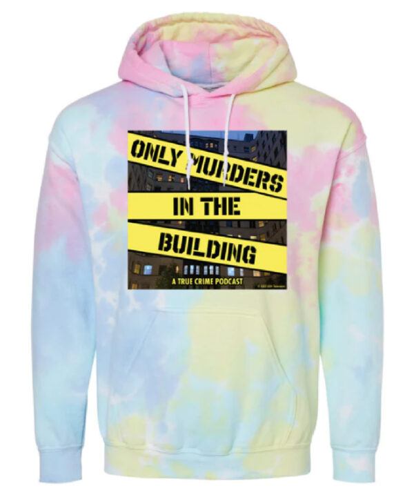 Only Murders In The Building Podcast Logo Tie Dye Hoodie Hulu Shop.jpg