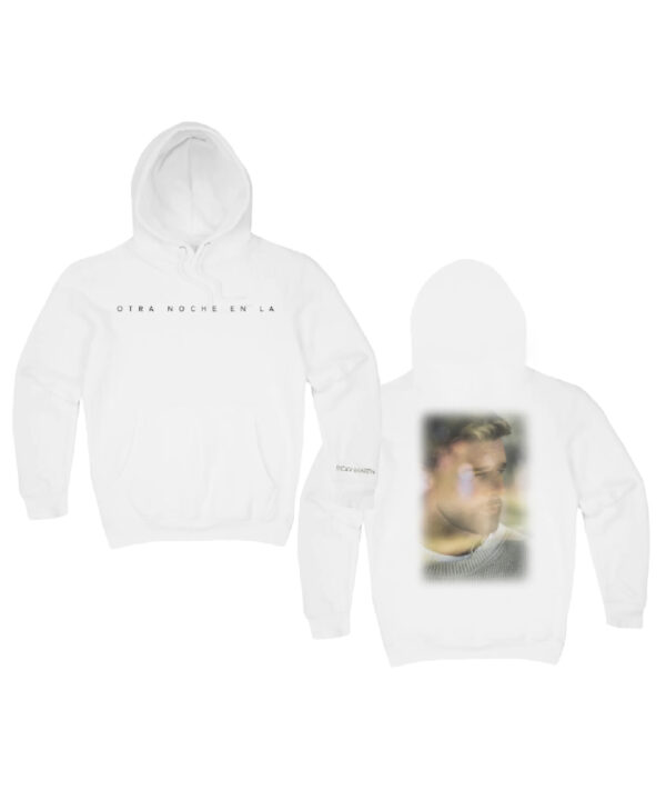 Otra Noche White Pullover Hoodie Ricky Martin Music Shop.jpg