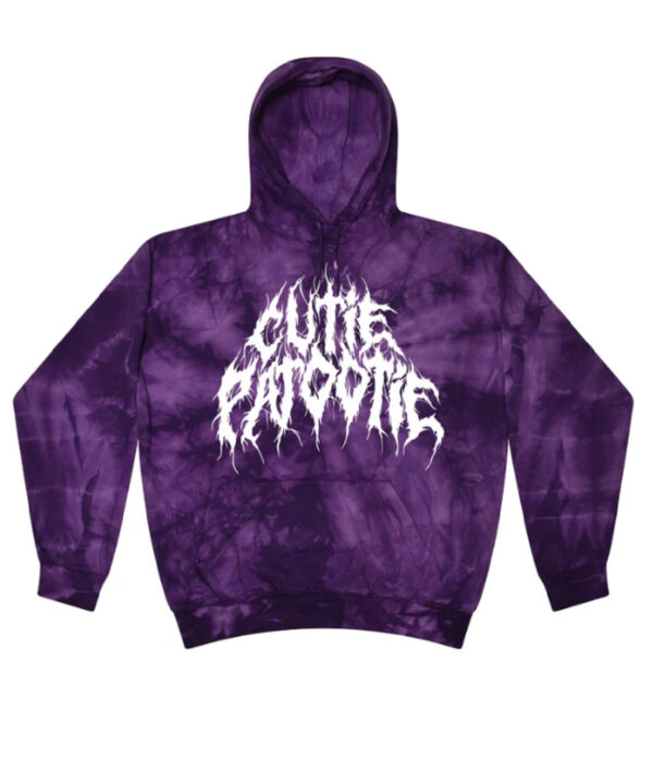 Purple Tie Dye Cutie Patootie Hoodie A Good Cult Leader Shop.jpg