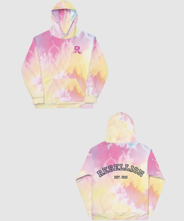 Rebellion Pink Tie Dye Hoodie Nerebellion Shop.jpg