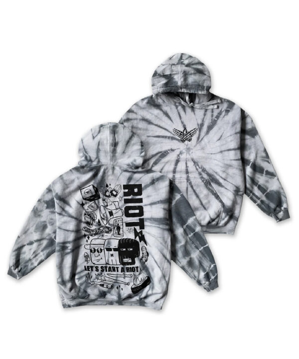 Riot Street Riot Tie Dye Pullover Hoodie Riot Merch Store Shop.jpg