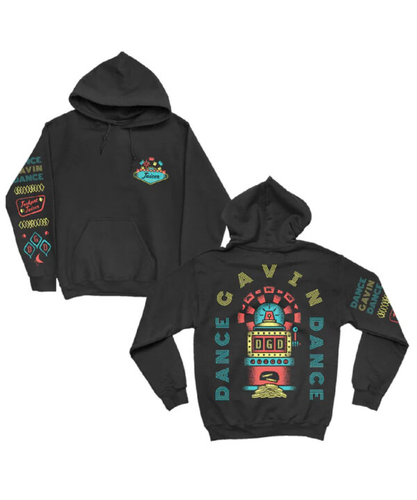 Slot Machine Black Pullover Hoodie Dance Gavin Dance Band Shop 1.jpg