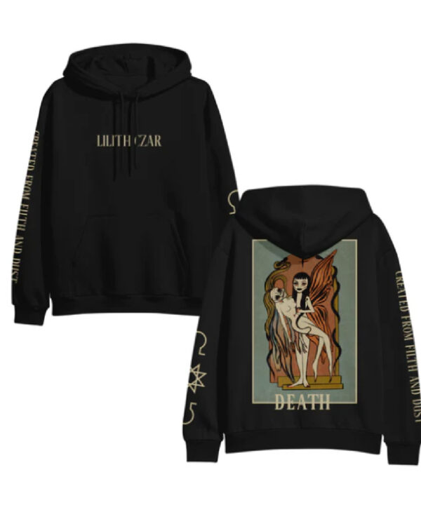 Tarot Death Black Hoodie Lilith Czar Merch.jpg