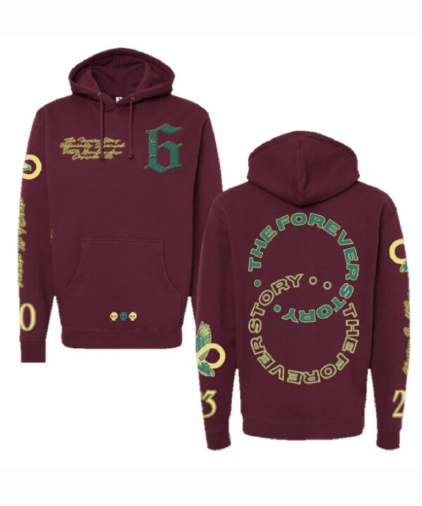 The Forever Story Maroon Hoodie Jid Manhead Merch.jpg