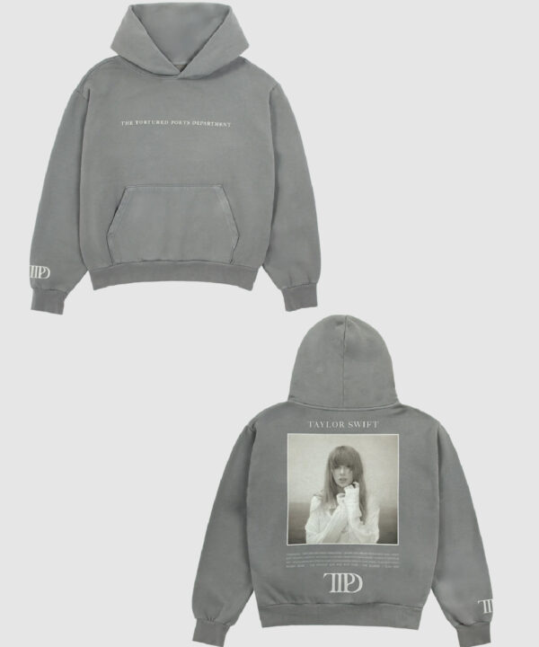 The Tortured Poets Department Gray Hoodie Spotify Taylor Swift Merch.jpg