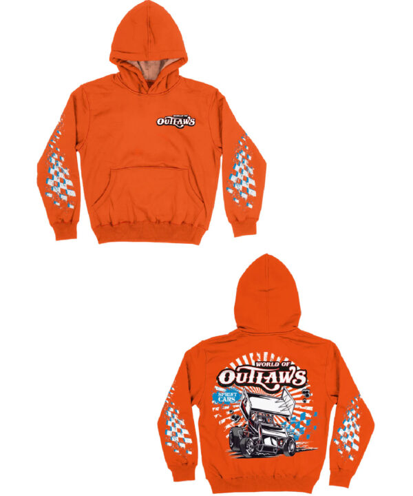 Woo Officially Licensed By Vive La Fete Sprint Cars Orange Women Hoodie Vivelafete Shop.jpg