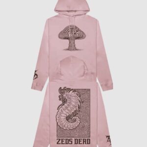 Zeds Dead Earworm Heavyweight Dusty Pink Hoodie.jpg