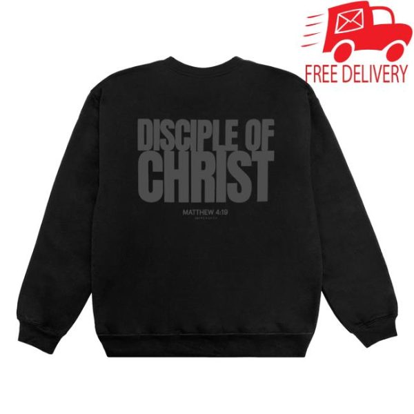 kenny 2819 Church Store Merch Disciple Of Christ Black Crewa