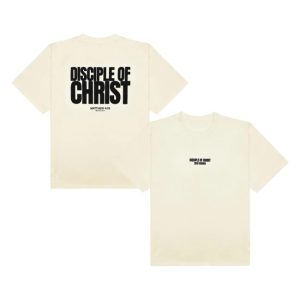 kenny 2819 Church Store Merch Disciple Of Christ Cream Black Teeaa kenny 2819 Church Store Merch Disciple Of Christ Cream Black Teeaa