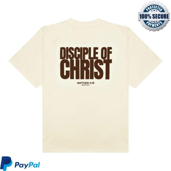 kenny 2819 Church Store Merch Disciple Of Christ Cream Brown Teea