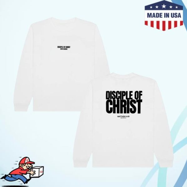 kenny 2819 Store Merch Disciple Of Christ White Long Sleeve