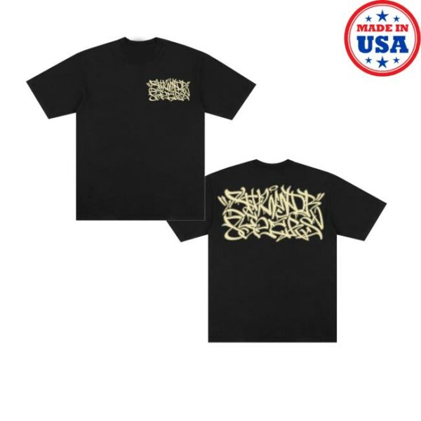 kenny 8Thwndr Merch Store 8 Year Graffiti Tee Black