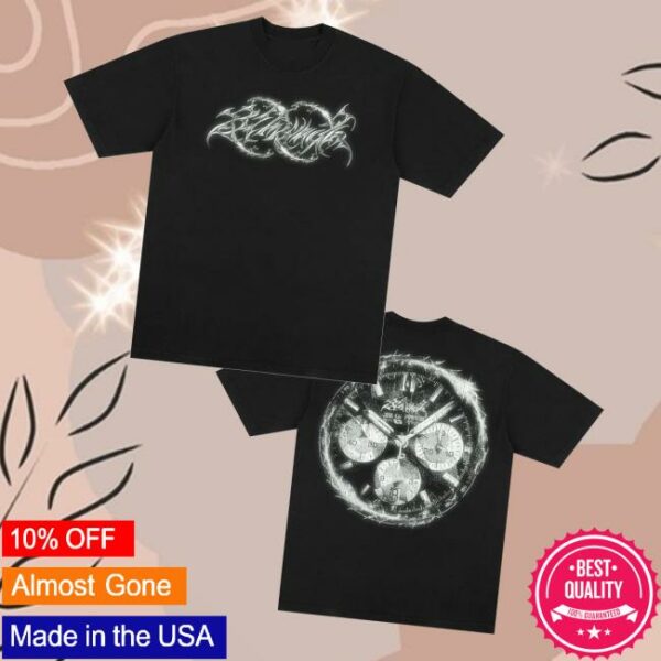 kenny 8Thwndr Merch Store Glow In The Dark Watch Tee Blackv