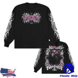 kenny 8Thwndr Merch Store Reaper Long Sleeve Tee Black