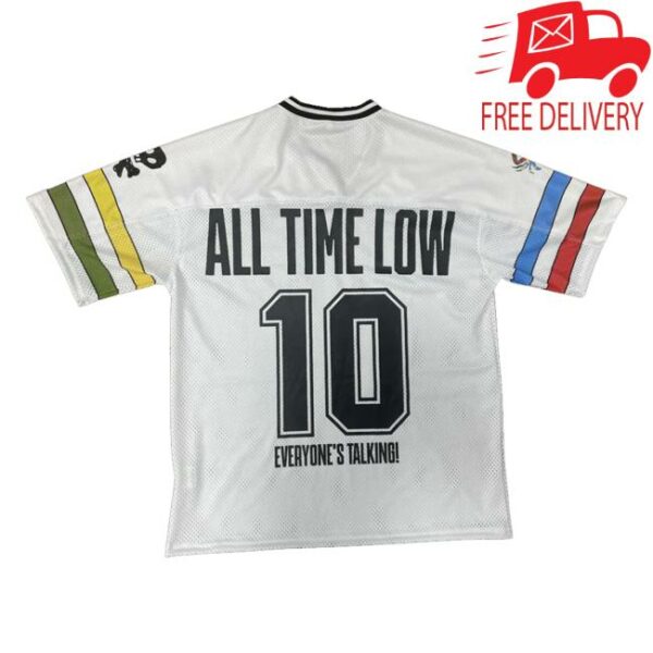 kenny All Time Low Store Merch Everyones Talking Jerseya