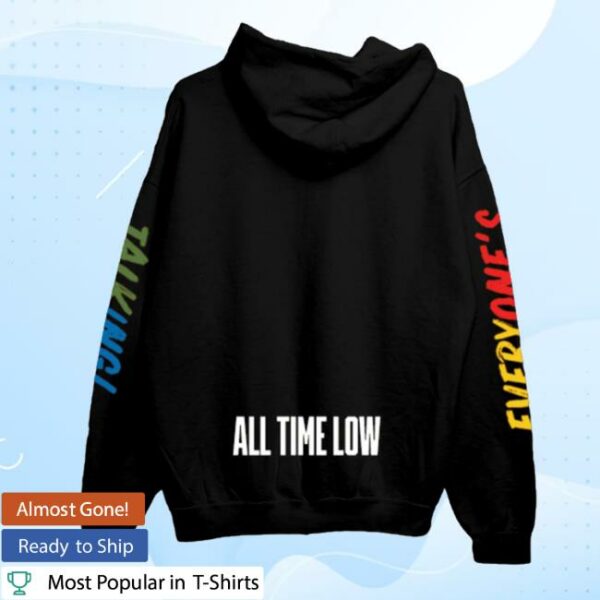 kenny All Time Low Store Merch Everyones Talking Zip Hoodiea