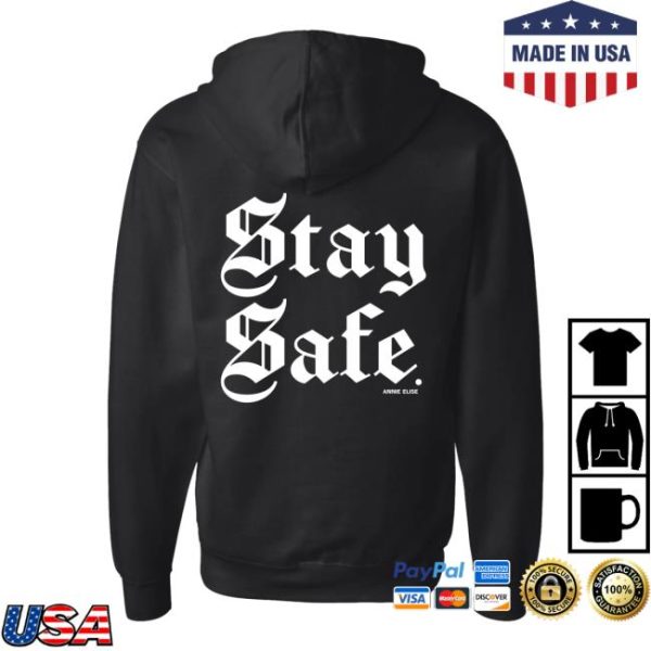 kenny Annie Elise Merch Store Wc Tour Stay Safe Zip Up Hoodie