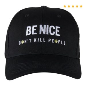 kenny Annie Elise Merch Store West Coast Tour Be Nice Dont Kill People Embroidered Dad Cap