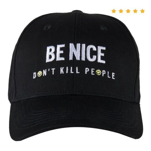 kenny Annie Elise Merch Store West Coast Tour Be Nice Dont Kill People Embroidered Dad Cap