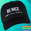 kenny Annie Elise Merch Store West Coast Tour Be Nice Dont Kill People Embroidered Dad Capa