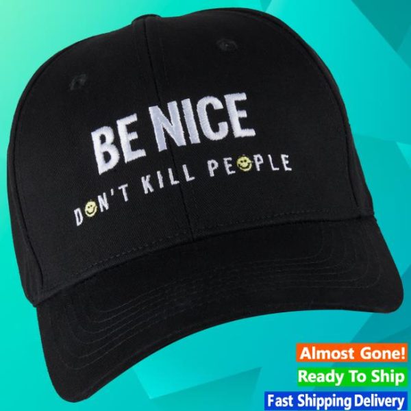 kenny Annie Elise Merch Store West Coast Tour Be Nice Dont Kill People Embroidered Dad Capa