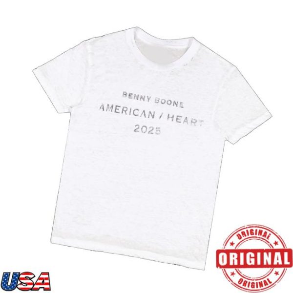 kenny Benson Boone Merch Store American Heart 2025 Distressed Teev