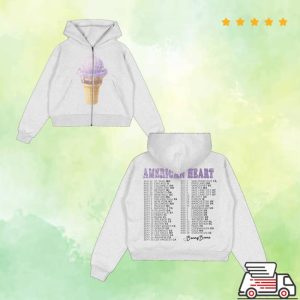 kenny Benson Boone Merch Store Ice Cream Zip Hoodie