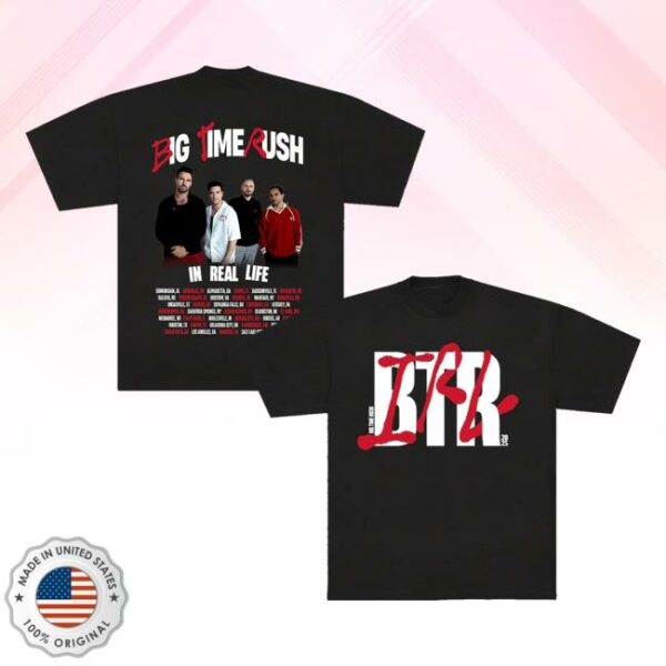 kenny Big Time Rush Merch Store Btr In Real Life Worldwide 2025 Tour Teeaa