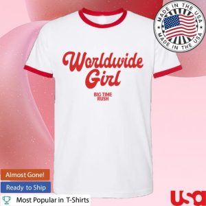 kenny Big Time Rush Merch Store Btr Worldwide Girl Tee