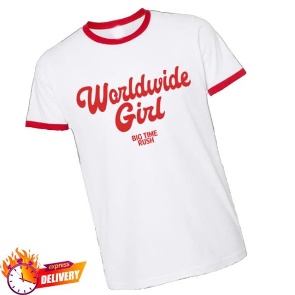 kenny Big Time Rush Merch Store Btr Worldwide Girl Teea
