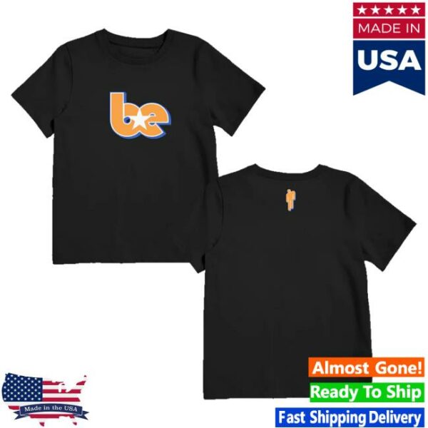 kenny Billie Eilish Merch Store Be Star Black T Shirtaa