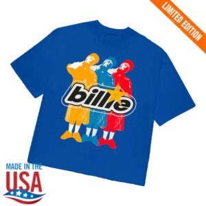 kenny Billie Eilish Merch Store Billie Repeat Blue T Shirta